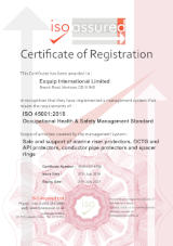 ohsas 18001 certificate