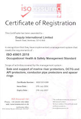 ohsas 18001 certificate
